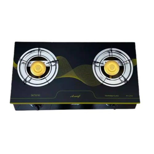 Other Hobs, Stoves & Ovens Double Burner Tempered Glass Gas Stove for